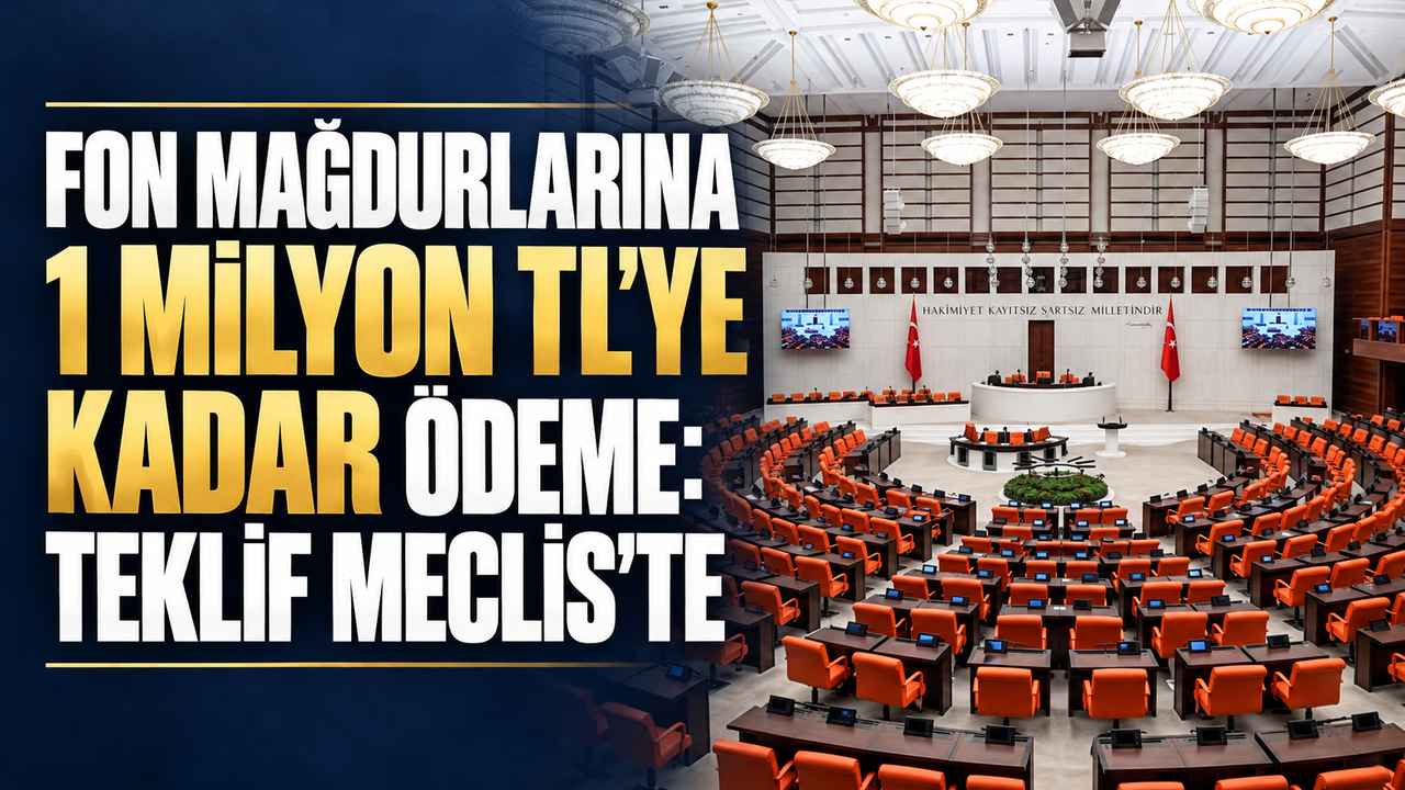 Fon mağdurlarına 1 milyon TL’ye kadar ödeme: Teklif Meclis’te
