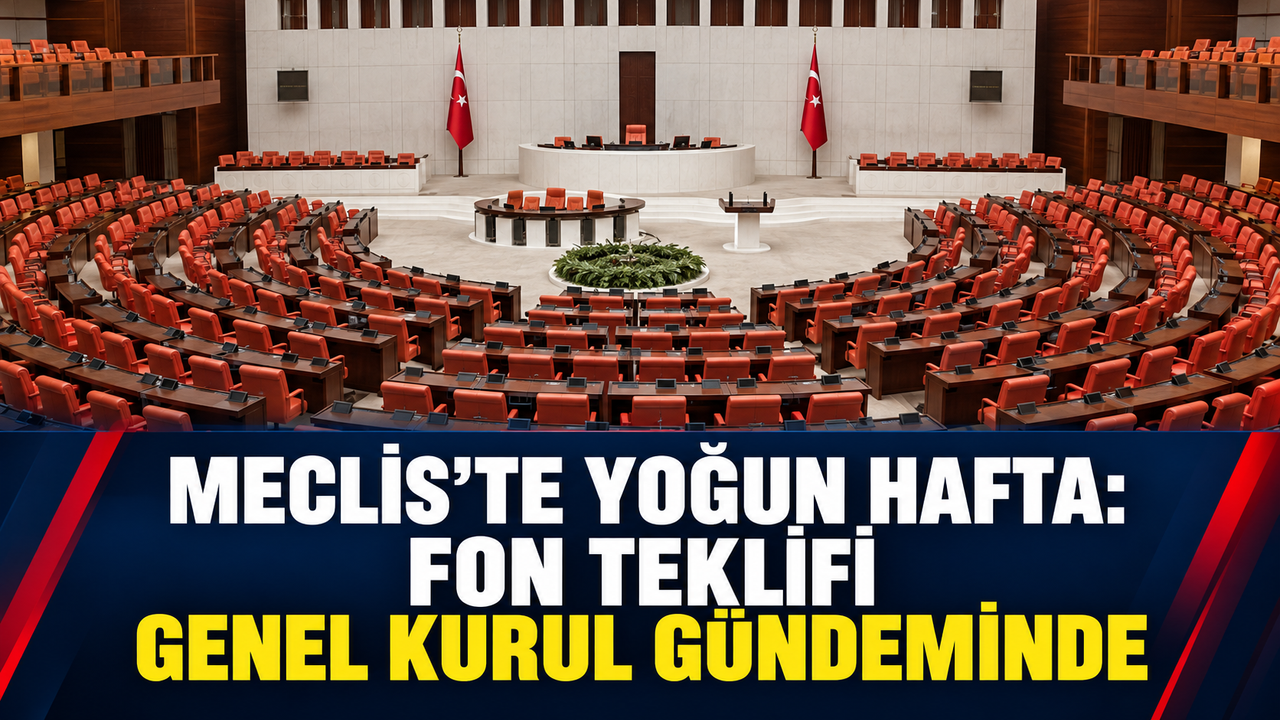 Meclis’te yoğun hafta: fon teklifi genel kurul gündeminde