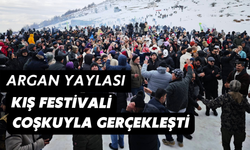 Argan Yaylası kış festivali coşkuyla gerçekleştirildi