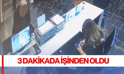 3 dakikada işinden oldu