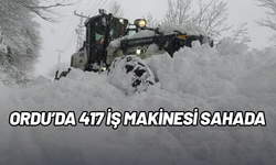 Ordu’da kar ve heyelanlara müdahale: 417 iş makinesi sahada