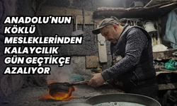 Anadolu'nun köklü mesleklerinden kalaycılık, gün geçtikçe azalıyor