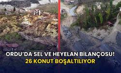 Ordu’da sel ve heyelan bilançosu! 26 konut boşaltılıyor