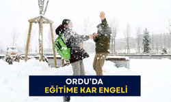 Ordu’da eğitime kar engeli