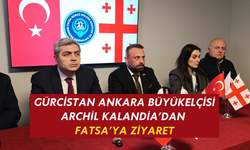 Gürcistan Ankara Büyükelçisi Archil Kalandia’dan Fatsa’ya ziyaret