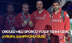 Ordulu milli sporcu Yusuf Fehmi Genç Avrupa Şampiyonu oldu