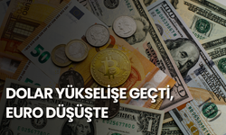 Dolar yükselişe geçti, euro düşüşte