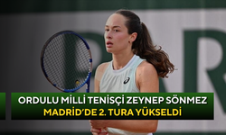 Ordulu milli tenisçi Zeynep Sönmez Madrid’de 2. tura yükseldi