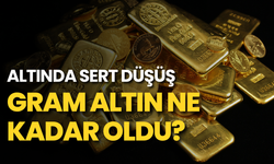 Altında sert düşüş: Gram altın ne kadar oldu?