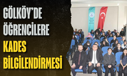 Gölköy’de öğrencilere KADES bilgilendirmesi