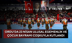 Ordu’da 23 Nisan Ulusal Egemenlik ve Çocuk Bayramı coşkuyla kutlandı