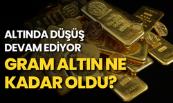 Altında düşüş devam ediyor: Gram altın ne kadar oldu?