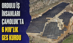 Ordulu iş insanları Çamoluk’ta 6 MW’lık GES kurdu
