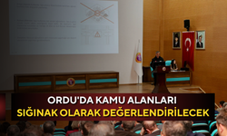 Ordu'da kamu alanları sığınak olarak değerlendirilecek