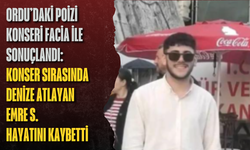 Ordu’daki Poizi konseri facia ile Sonuçlandı: Konser sırasında denize atlayan Emre S. hayatını kaybetti
