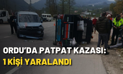 Ordu’da patpat kazası: 1 kişi yaralandı