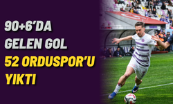 90+6’da gelen gol 52 Orduspor’u yıktı