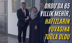 Ordu'da 65 yıllık mehir, hafızların yuvasına tuğla oldu