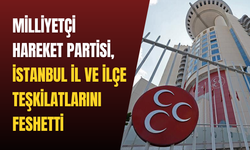 Milliyetçi Hareket Partisi, İstanbul İl ve İlçe teşkilatlarını feshetti