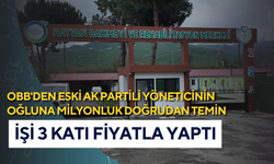 OBB'den eski AK Partili yöneticinin oğluna milyonluk doğrudan temin: İşi 3 katı fiyatla yaptı