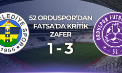 52 Orduspor’dan Fatsa’da Kritik Zafer