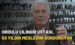 Ordulu çilingir ustası, 53 yıldır mesleğini sürdürüyor