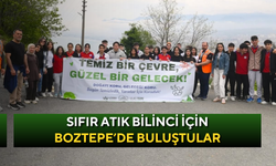 Sıfır atık bilinci için Boztepe’de buluştular