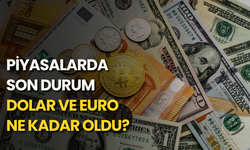 Piyasalarda son durum: Dolar ve euro ne kadar oldu?