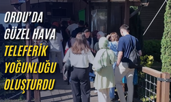 Ordu’da güzel hava teleferik yoğunluğu oluşturdu
