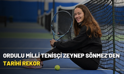 Ordulu milli tenisçi Zeynep Sönmez’den tarihi rekor
