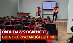 Ordu’da 229 öğrenciye gıda okuryazarlığı eğitimi