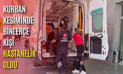 Kurban kesiminde binlerce kişi hastanelik oldu