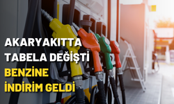 Akaryakıtta tabela değişti: Benzine indirim geldi