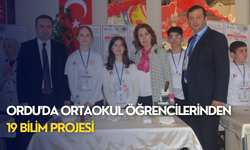 Ordu'da ortaokul öğrencilerinden 19 bilim projesi