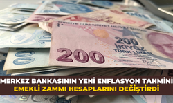 Merkez Bankasının yeni enflasyon tahmini emekli zammı hesaplarını değiştirdi