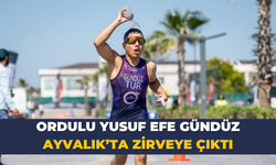 Ordulu Yusuf Efe Gündüz Ayvalık’ta zirveye çıktı