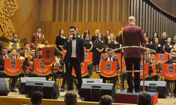Ankara'da Jandarma Bandosu ve hastane personelinden ortak konser