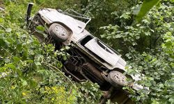 Giresun'da kamyonet dere yatağına uçtu: 1 ölü