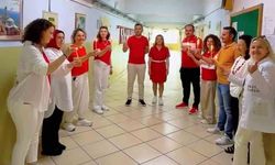 Samsun'da öğretmenlerden A Milli Takım'a klipli destek