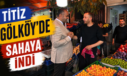 Titiz Gölköy’de sahaya indi