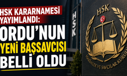 HSK Kararnamesi yayımlandı: Ordu'nun yeni Başsavcısı belli oldu