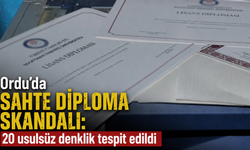 Ordu'da sahte diploma skandalı: 20 usulsüz denklik tespit edildi