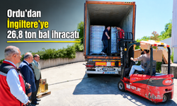 Ordu’dan İngiltere’ye 26,8 ton bal ihracatı