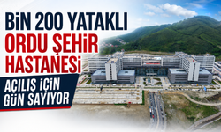 Bin 200 yataklı Ordu Şehir Hastanesi açılış için gün sayıyor