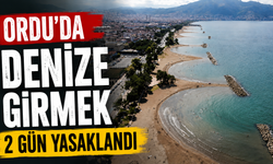Ordu'da denize girmek 2 gün yasaklandı