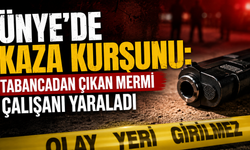 Ünye’de kaza kurşunu: Tabancadan çıkan mermi çalışanı yaraladı