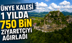 Ünye Kalesi 1 yılda 750 bin ziyaretçiyi ağırladı