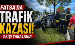 Fatsa’da trafik kazası: 3 kişi yaralandı