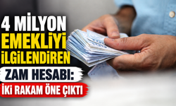 4 milyon emekliyi ilgilendiren zam hesabı: İki rakam öne çıktı
