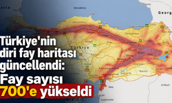 Türkiye'nin diri fay haritası güncellendi: Fay sayısı 700'e yükseldi